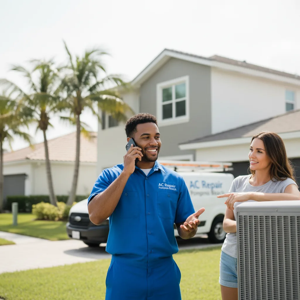AC Repair Pompano Beach customer support in Narberth